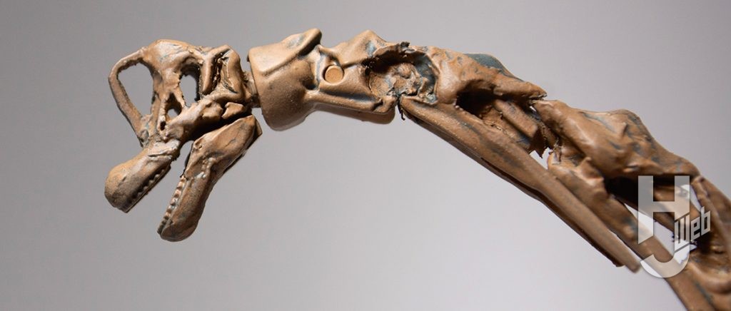 ウラベヒロト製作「ギラファティタン」頭部アップ