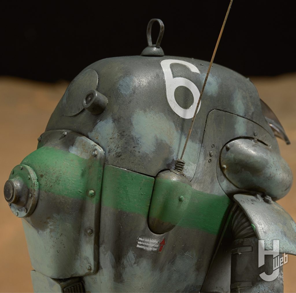 横山宏製作「シュトラール軍 装甲戦闘服 G4/R1型 グッカー」後頭部