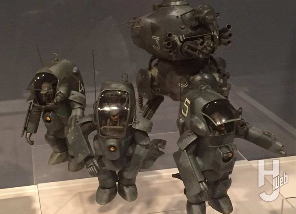 2019年開催「横山宏のマシーネンクリーガー展」でキュスター、ケッツァーとともにオリジナルのグッカーが展示