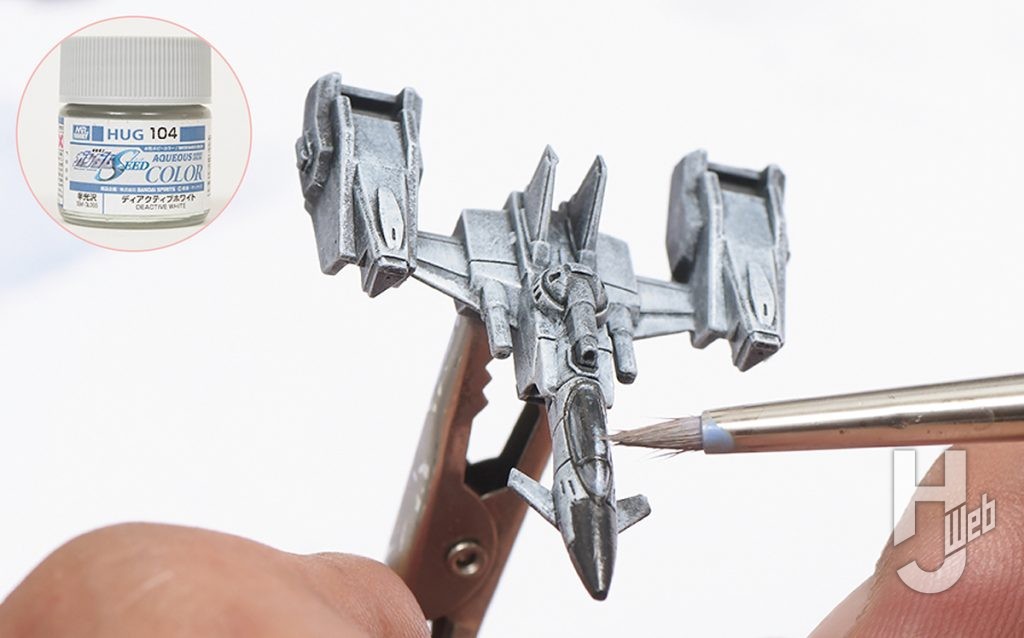 ぷらシバ製作ガンダムアッセンブル「スカイグラスパー」製作途中2