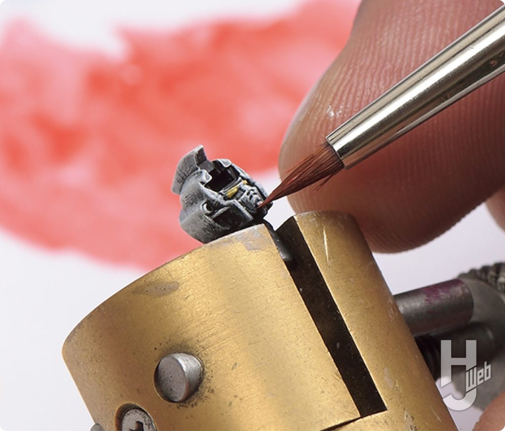 ぷらシバ製作ガンダムアッセンブル「ランチャーストライクガンダム」製作途中2