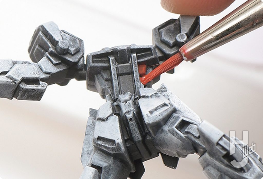 ぷらシバ製作ガンダムアッセンブル「ランチャーストライクガンダム」製作途中3