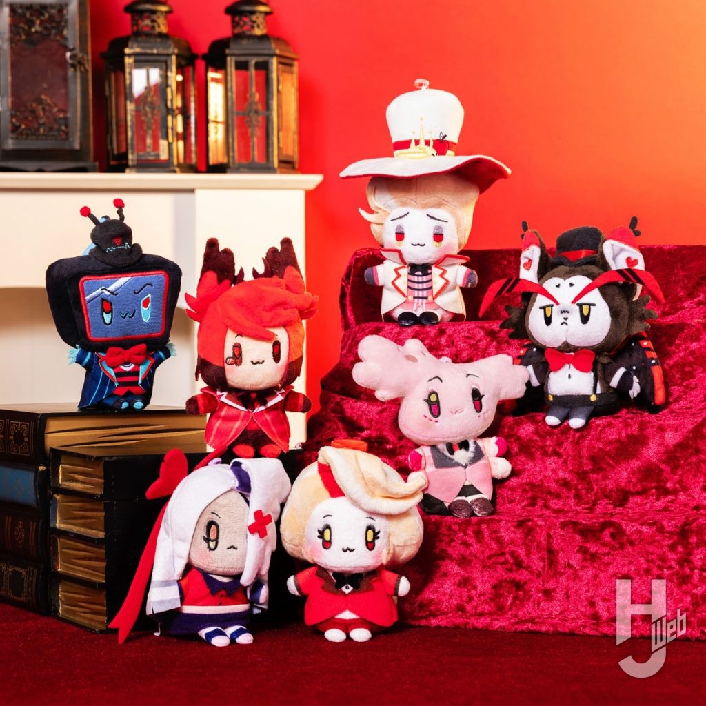 ハズビン・ホテルのおすわりマスコット全7種の画像