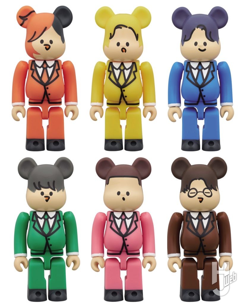 東海オンエアのベアブリックの画像