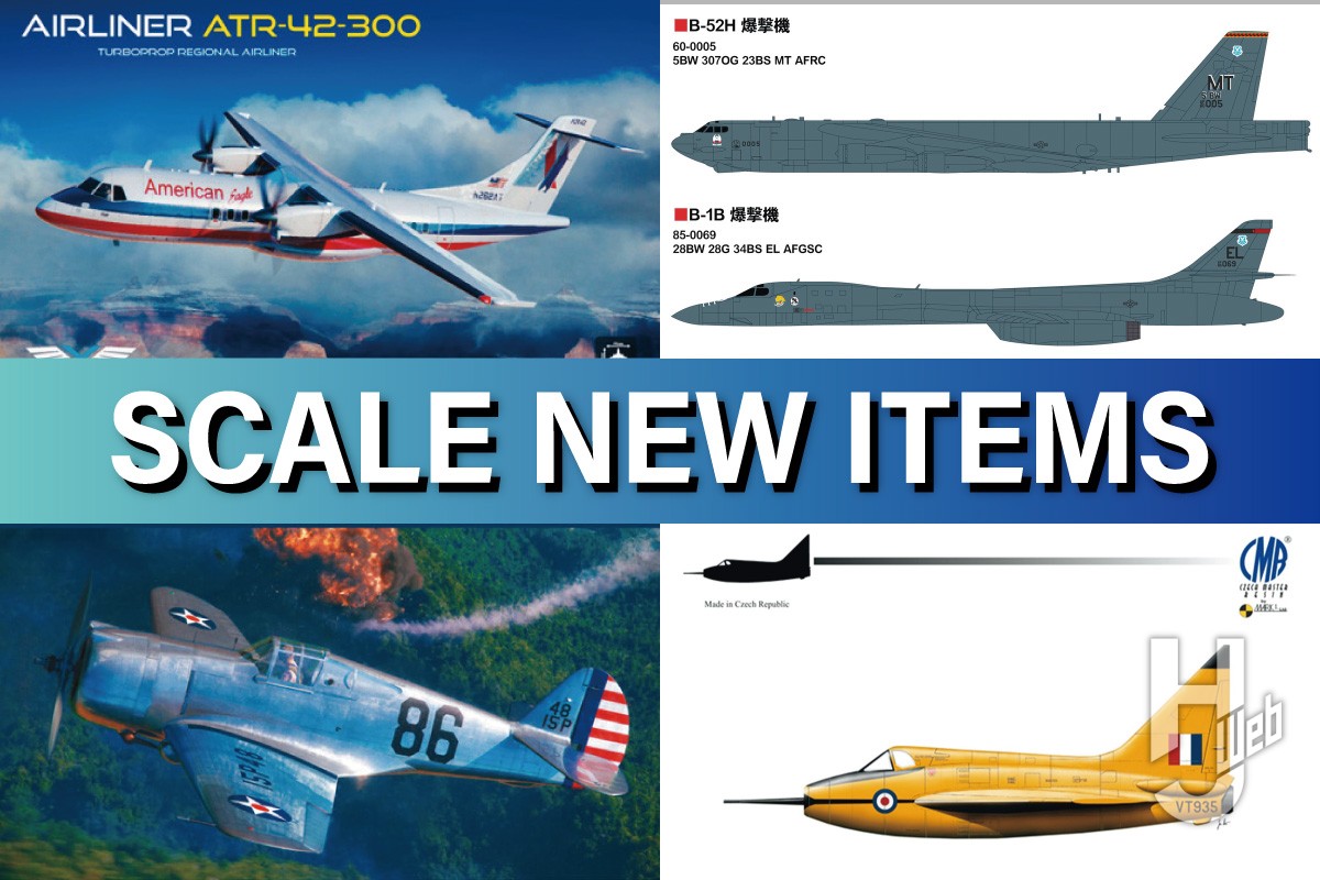 ATR-42-300 ターボプロップ旅客機」が完全新金型で登場！ さらに