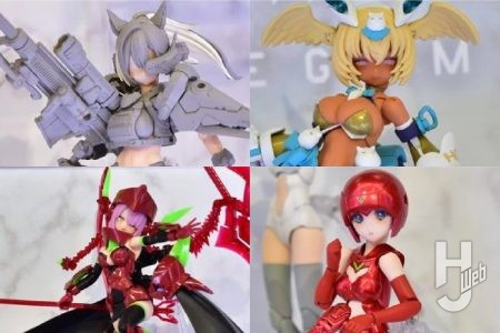 メガミデバイス「PUNI☆MOFU 金シャオ」「ユグドラシス スコル・シャープシューター」「B1R-M シャーシキット スキンカラーE」が初展示!【コトブキヤ/第63回全日本模型ホビーショー】