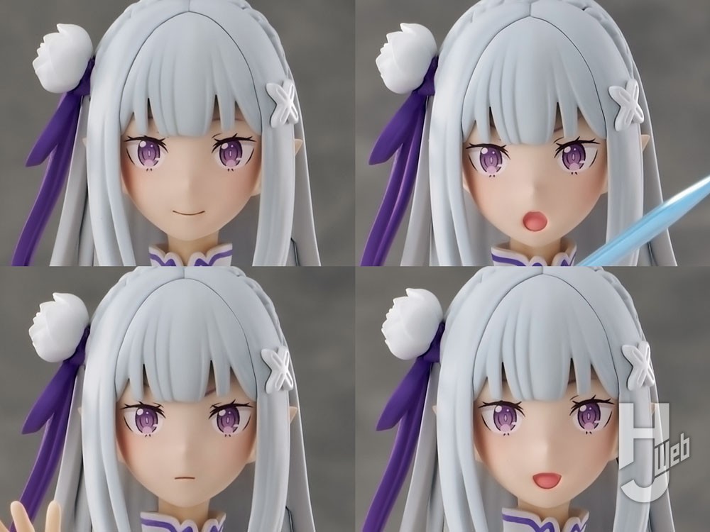 カドプラ「リゼロ-エミリア」フェイスパーツ