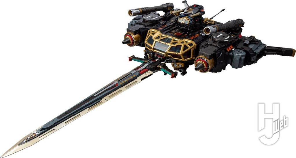 「ビルドアップアーマメントセット」GXソードロボットベース装着