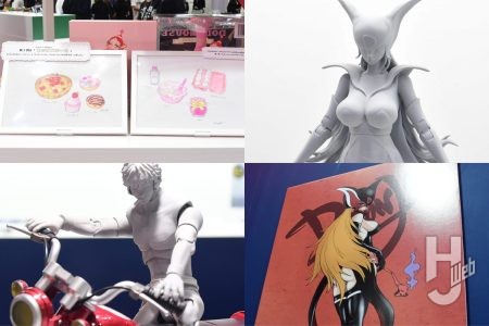 1/8 ドロンジョ フィギュア、コブラ+エアバイク 1/8が展示!Cutey!『ぼのぼの』『カナヘイの小動物』やAKUBIGIRL 第2弾「キッチンルーム」のデザインが公開【エスワンフォー/第63回全日本模型ホビーショー】