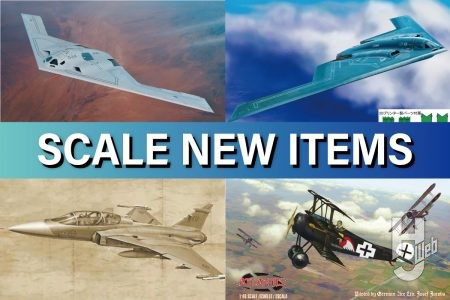 AMPより最新ステルス爆撃機「B-21 レイダー」が完全新金型で登場!さらにイタレリ「スウェーデン空軍 JAS39 グリペン 複座タイプ」などの新作エアモデルが続々登場!