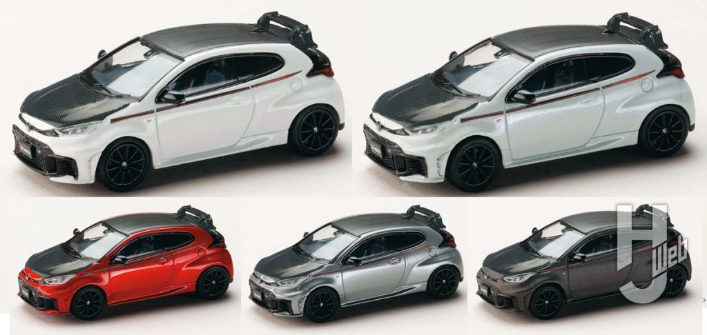 トヨタ GR ヤリス RZ ハイパフォーマンス2024/カスタムバージョン スーパー ホワイトII、プラチナホワイトパールマイカ、プレシャスメタル、エモーショナル レッドII、マットスチール
