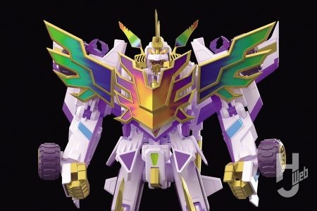 『スーパーロボット大戦Y』に登場する「ダイナゼノンリライブ」がTHE合体シリーズで早くも商品化！白基調のボディ、ホログラムの色彩表現など、新たな魅力に満ちた“新生竜人”が解き放たれる！【SSSS.DYNAZENON】