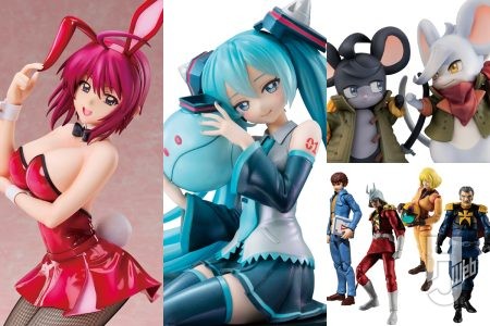 「ルナマリア・ホーク」がスカートルックのバニー姿で登場!「初音ミク×ダブルオーガンダム」や「3丁目のおるふぇんちゅ」ミカヅキ&オルガ、G.M.G. COLLECTIONの再販など