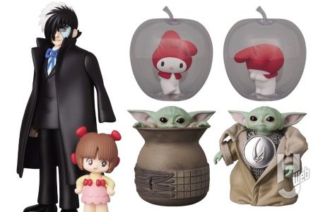 【UDF新作】手塚治虫『ブラック・ジャック』や透明なリンゴケースに入った「マイメロディ」、『マンダロリアン』グローグーが登場【メディコム・トイ】