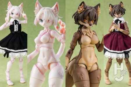 青島文化教材社「けもプラ」からネコ科「カオマニー」とイヌ科「ニホンオオカミ」を超密着の撮り下ろしでレポート