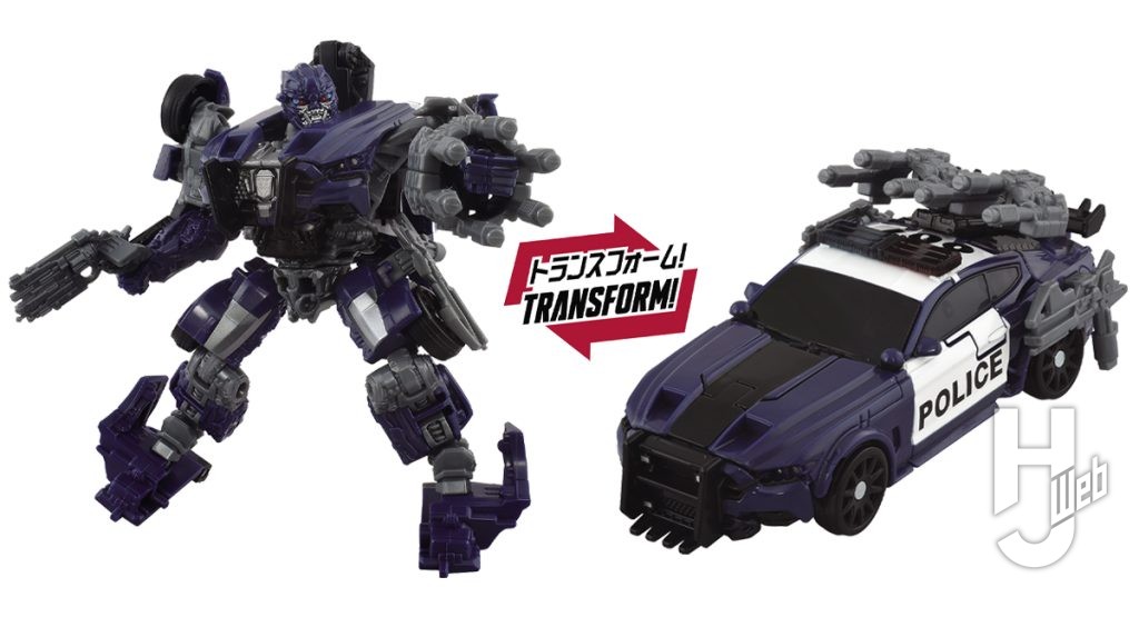 ディセプティコンバリケードの変形フィギュアの画像