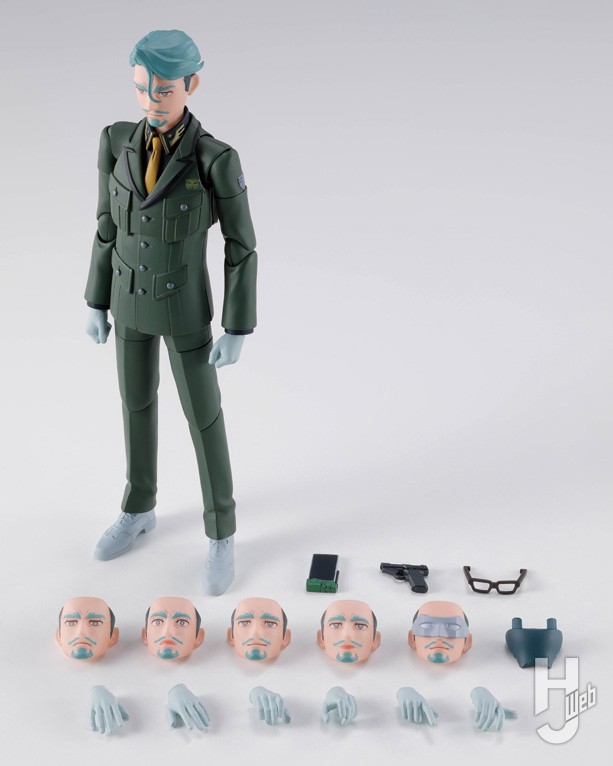 シャリア・ブルの可動フィギュアのパーツの画像