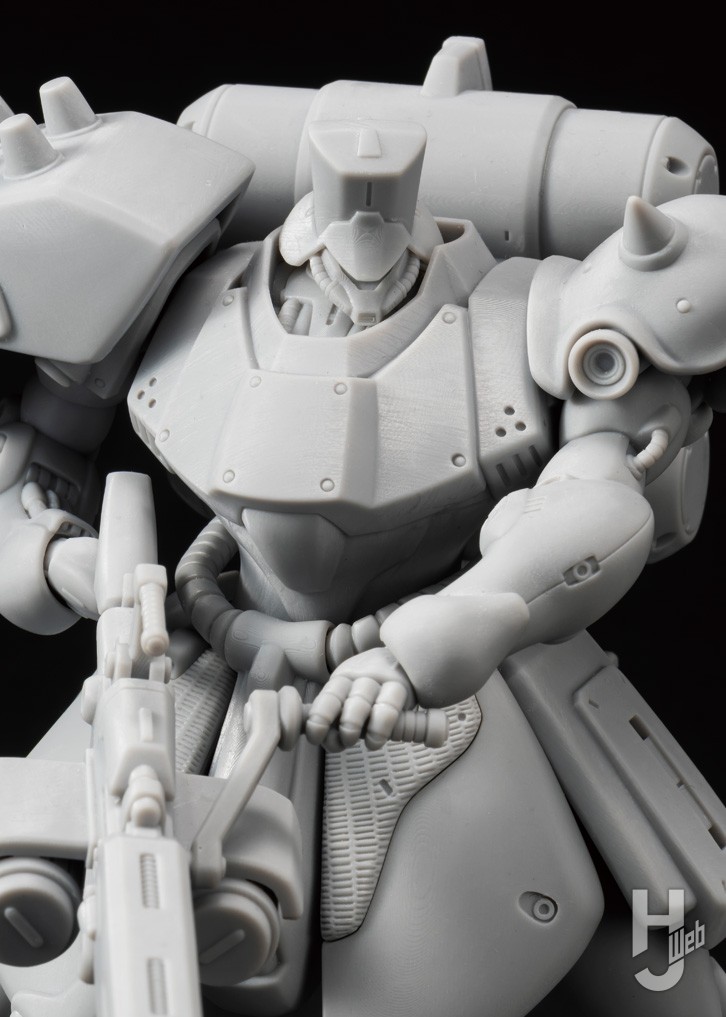 ギラ・ドーガのフィギュアの原型のアップ画像