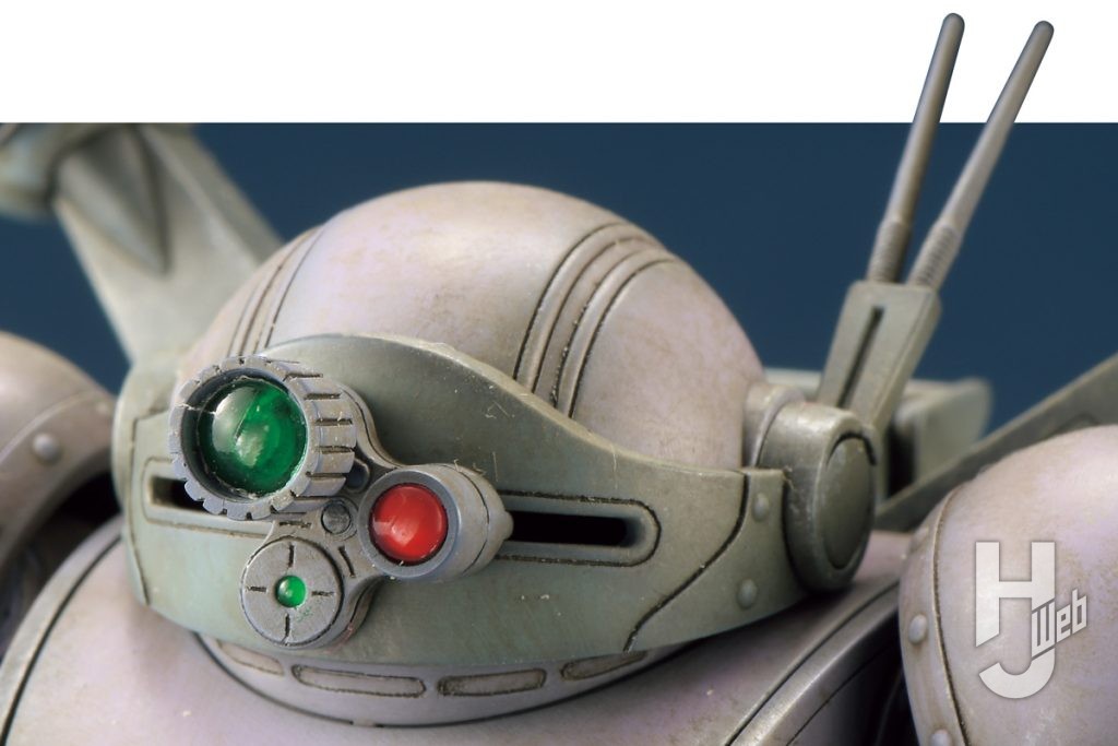 スコープドッグ ラウンドムーバー［メルキア軍カラー］
顔アップ