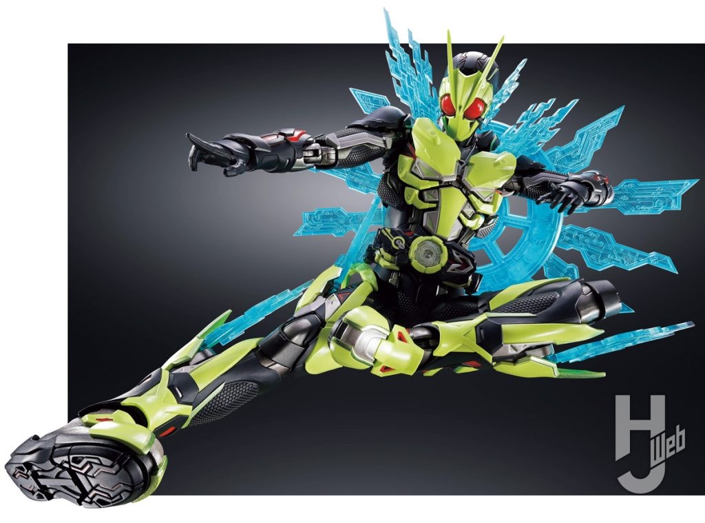 METAL BUILD 仮面ライダーゼロワン
台座装飾は変形してキック時のエフェクトに