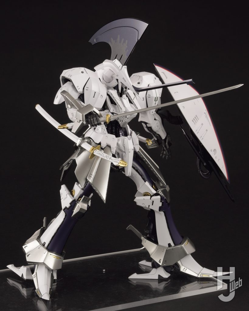 L.E.D.ミラージュのプラモデルの全体画像