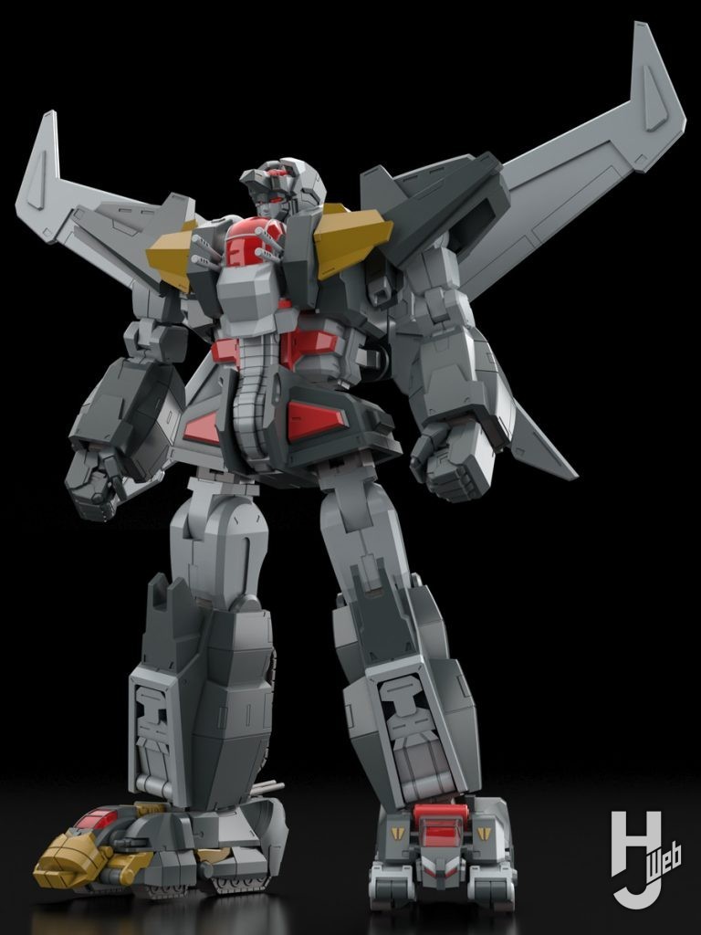 ACKS No.DN-01 超獣機神ダンクーガ+断空剣オプションパーツセットの前面画像