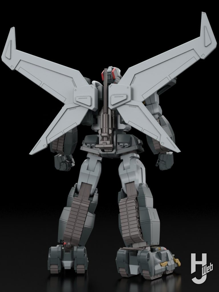 ACKS No.DN-01 超獣機神ダンクーガ+断空剣オプションパーツセットの背面画像