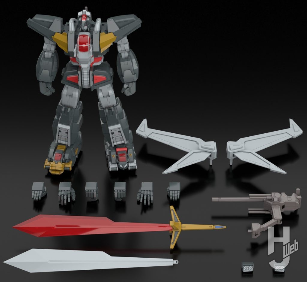 ACKS No.DN-01 超獣機神ダンクーガ+断空剣オプションパーツセットのオプション一覧の画像