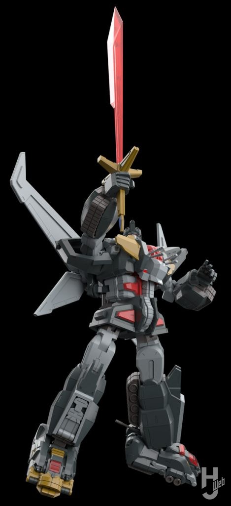 ACKS No.DN-01 超獣機神ダンクーガ+断空剣オプションパーツセットのポージング画像2枚目