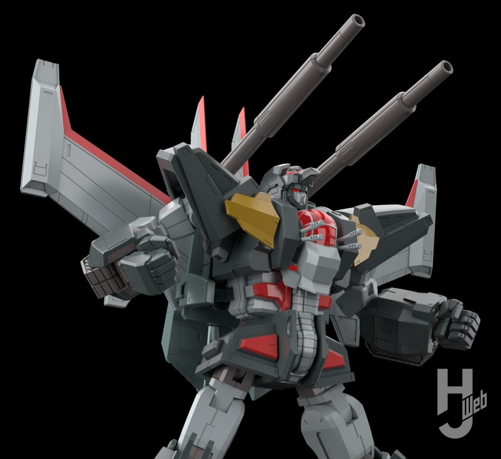 ACKS No.DN-02 超獣機神ダンクーガ+ダイガンオプションパーツセットのポージング画像