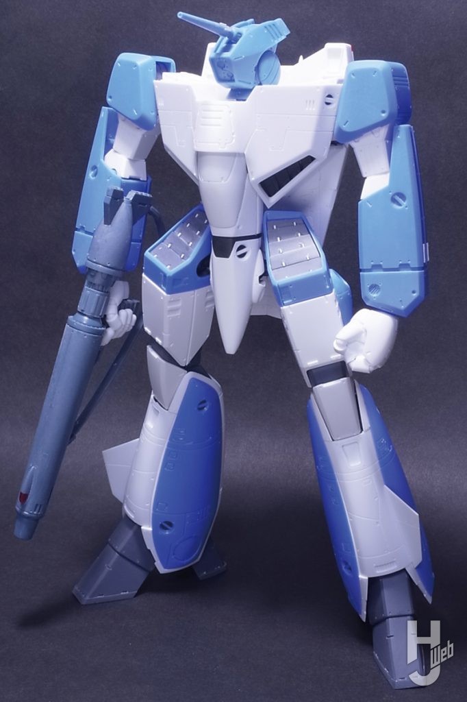 VF-1A バルキリー（マクシミリアン・ジーナス機）の作例の製作途中の全体画像