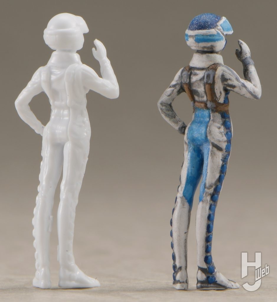 VF-1A バルキリー（マクシミリアン・ジーナス機）の作例の付属フィギュアの背面画像