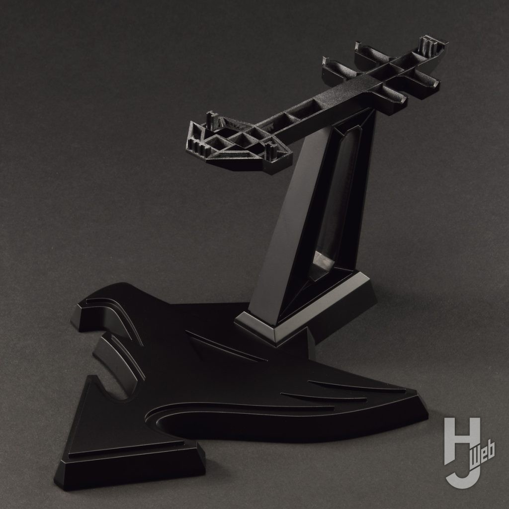 ガッチャスパルタンのプラモデルの台座の画像