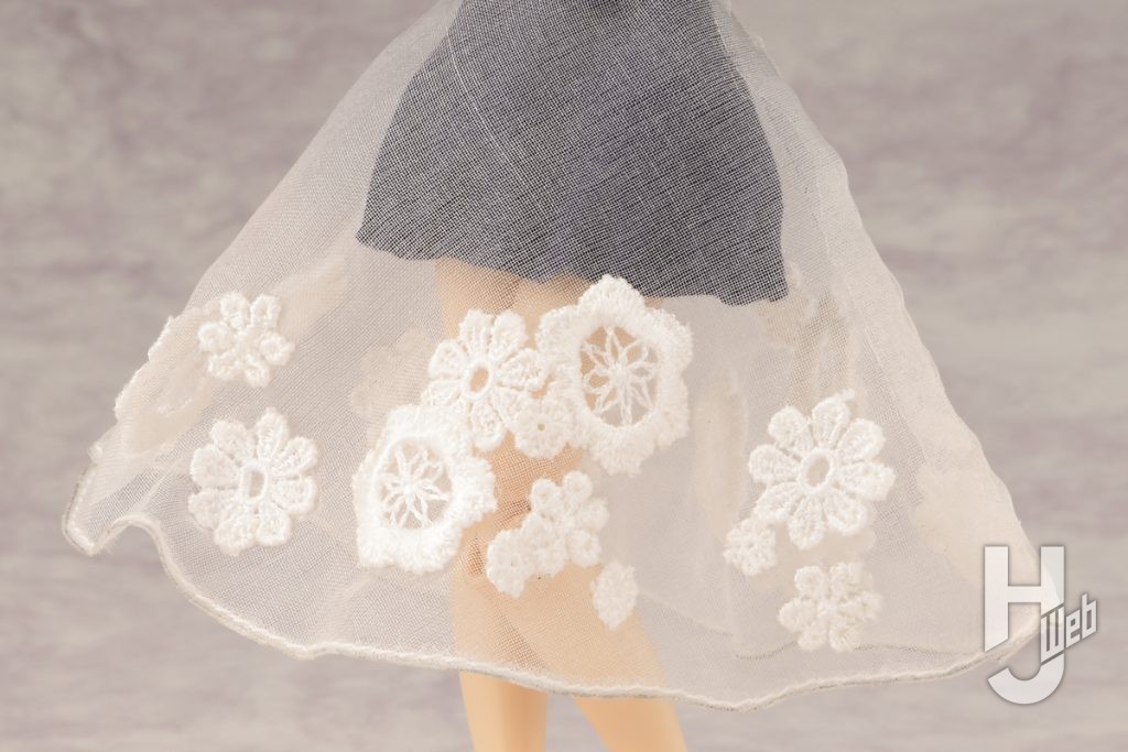 ルミティア ReACT-iFの作例のスカートのアップ画像