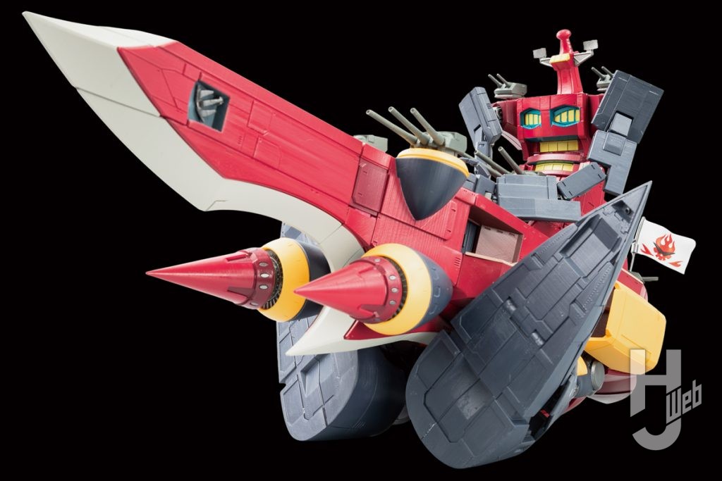 POSE+メタルシリーズ「ダイグレン」の座ったポーズの画像