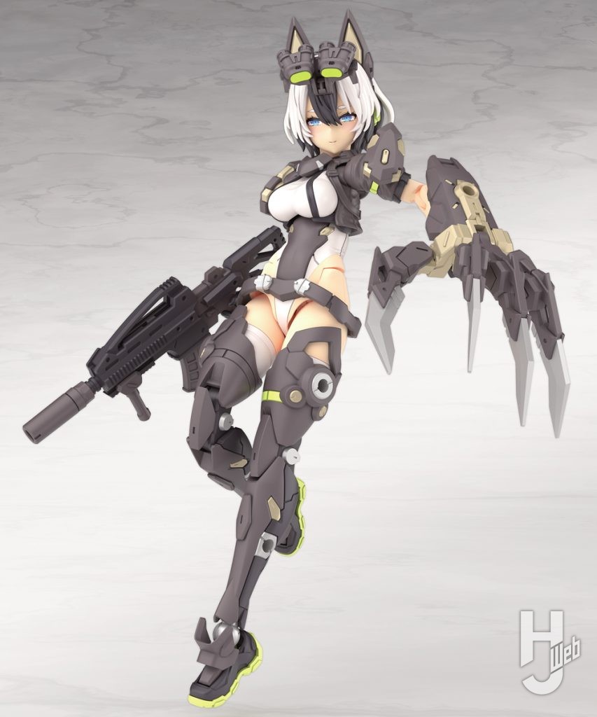 メガミデバイス ユグドラシス ガルム・リッパーのポージング画像