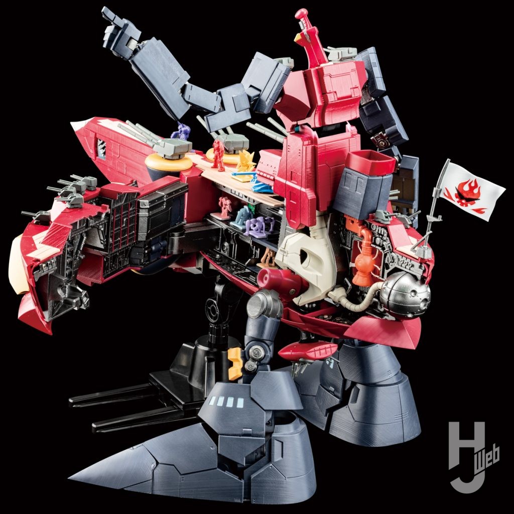 POSE+メタルシリーズ ダイグレンのサイドオープン時の画像