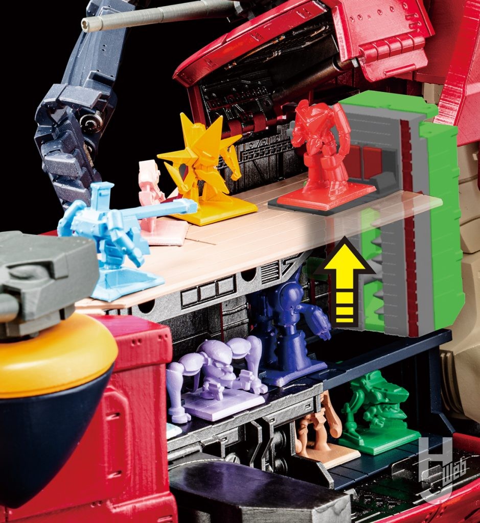 POSE+メタルシリーズ ダイグレンの格納庫部の画像2枚目