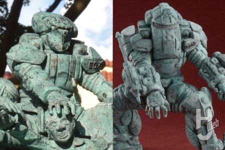 【完結記念】新型パワードスーツ「S.A.T.O.」＆ヴィネットを原作者であり造形家の「歌田年」自らが製作！【マルゾン 転生したらまるでゾンビを知らない世界でした】