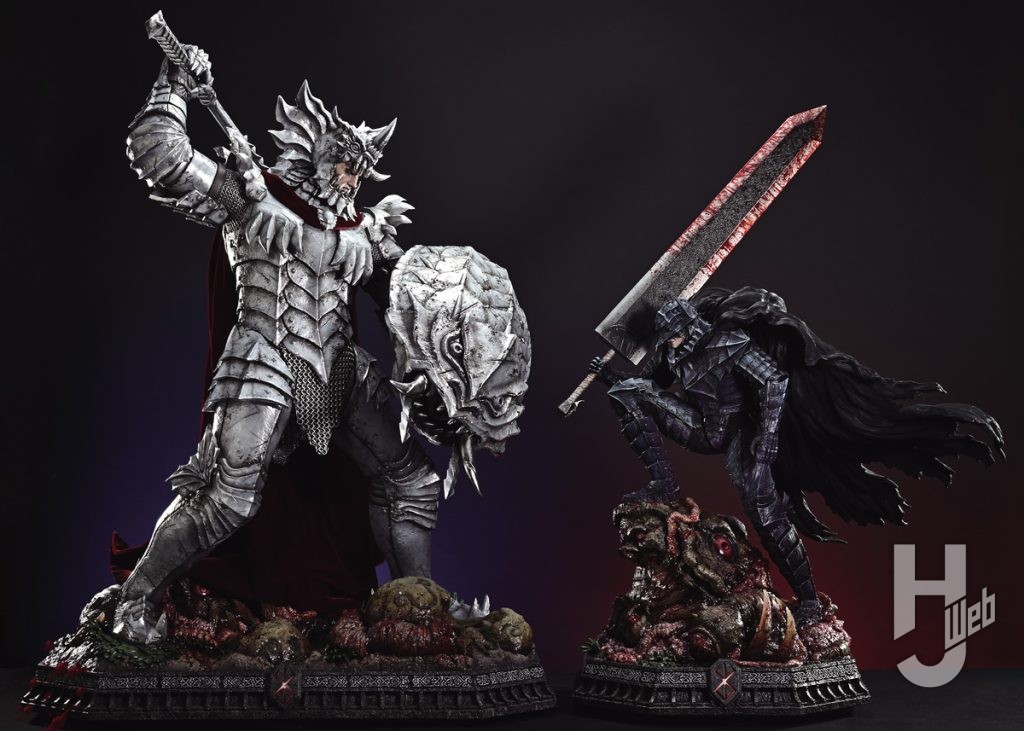 グルンベルドVSガッツのフィギュアの画像