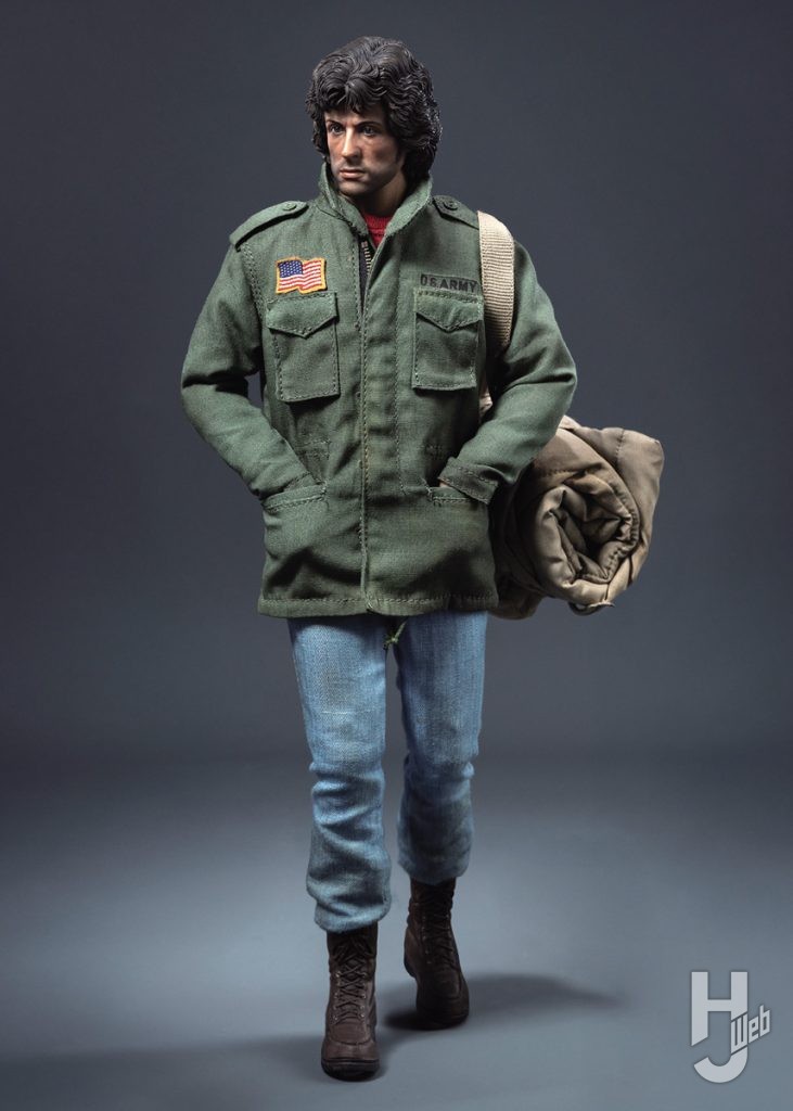 ジョン・ランボーの可動フィギュアの画像