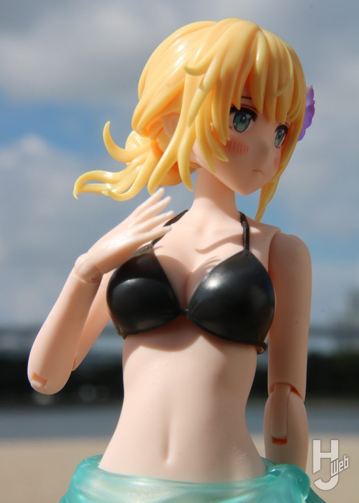 プラモデルの屋外撮影の様子の画像その2