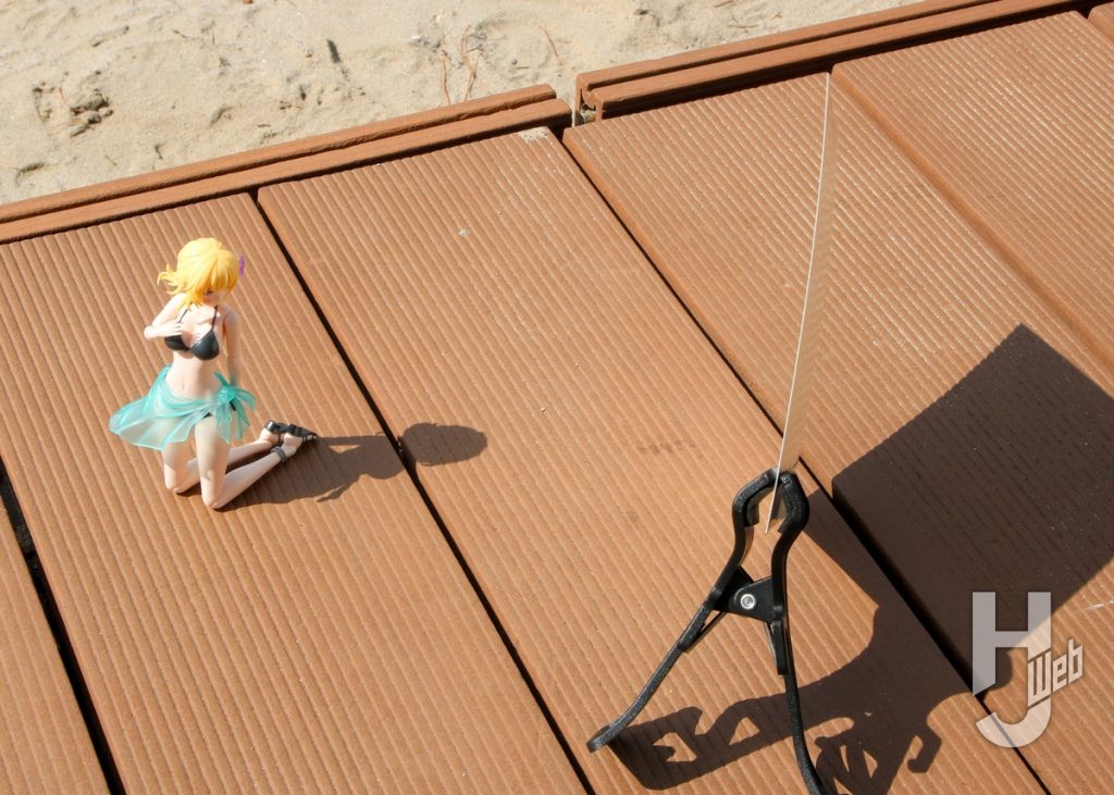 プラモデルの屋外撮影の様子の画像その4