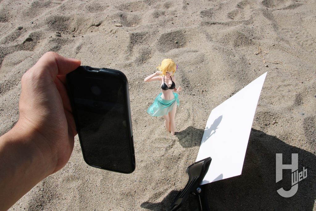 プラモデルの屋外撮影の様子の画像その6