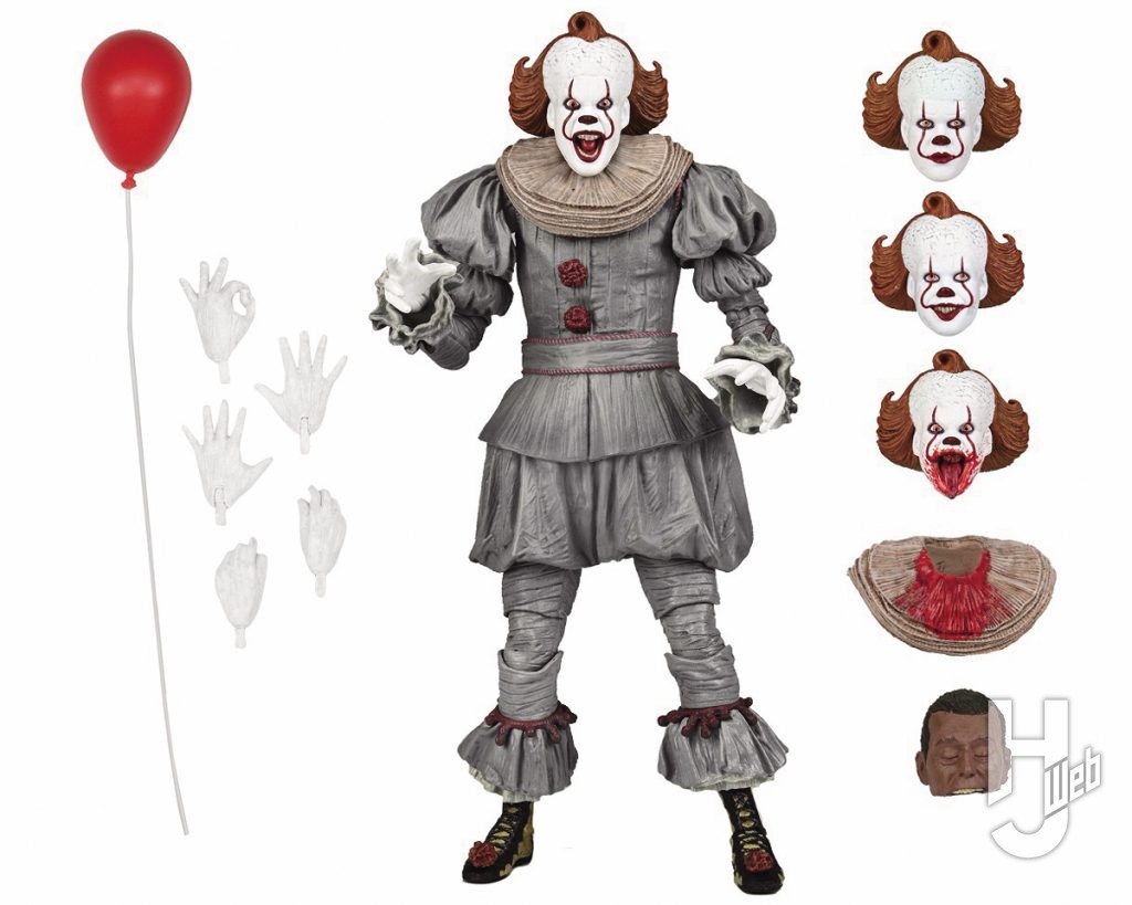 ペニーワイズの可動フィギュアの画像