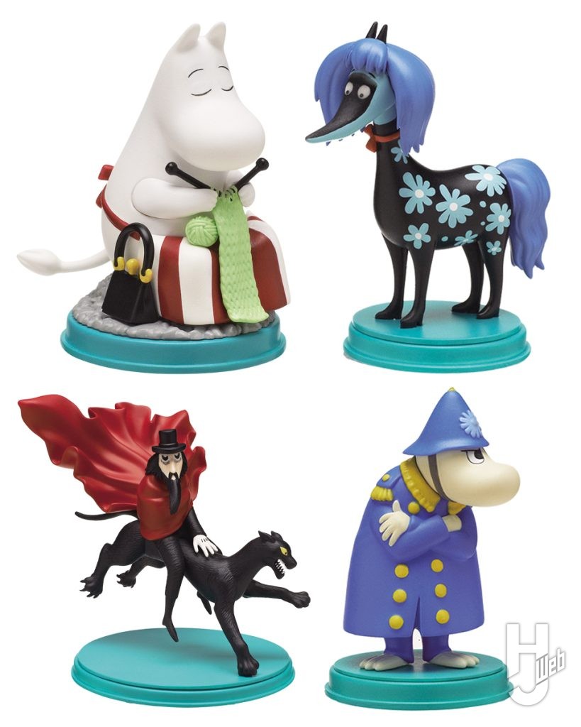 ムーミンのカプセルトイの画像