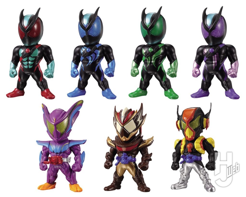 仮面ライダーの食玩の画像