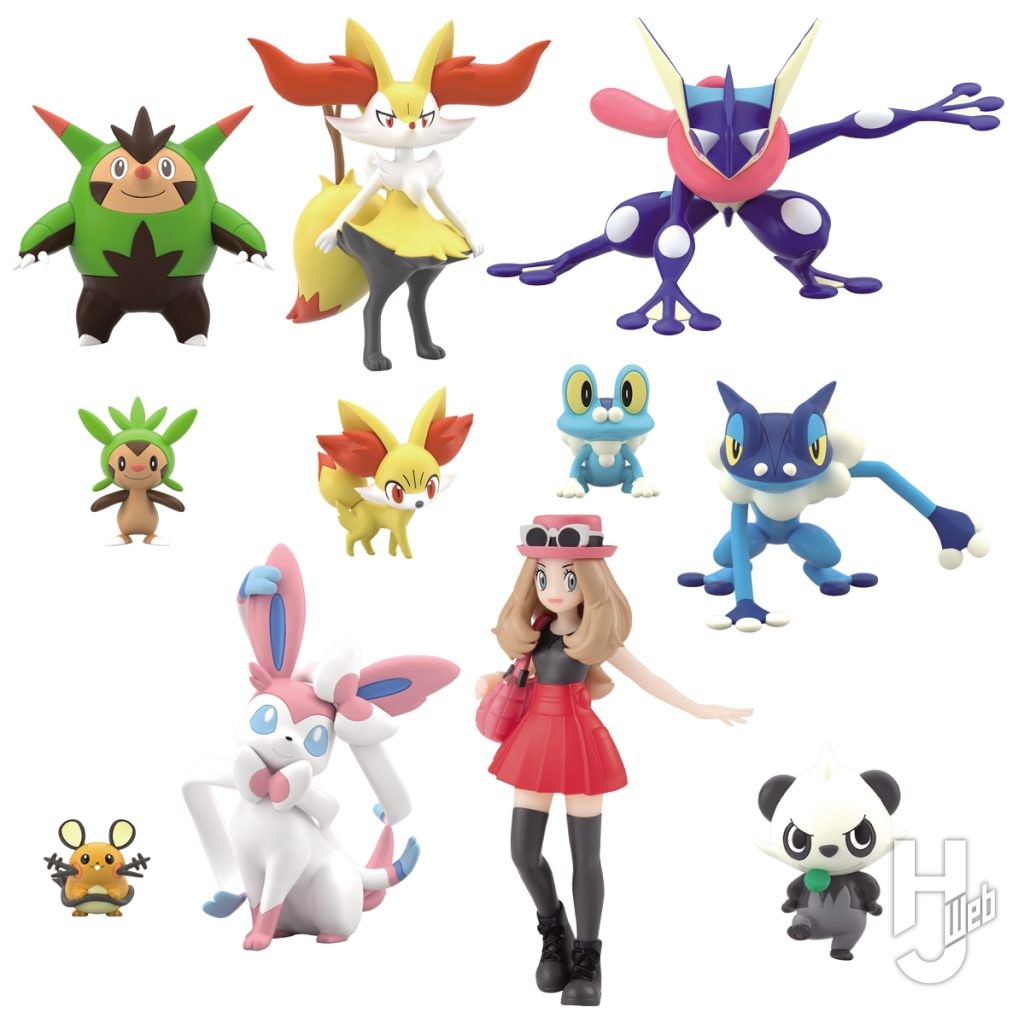 カロス地方のポケモンの食玩の画像