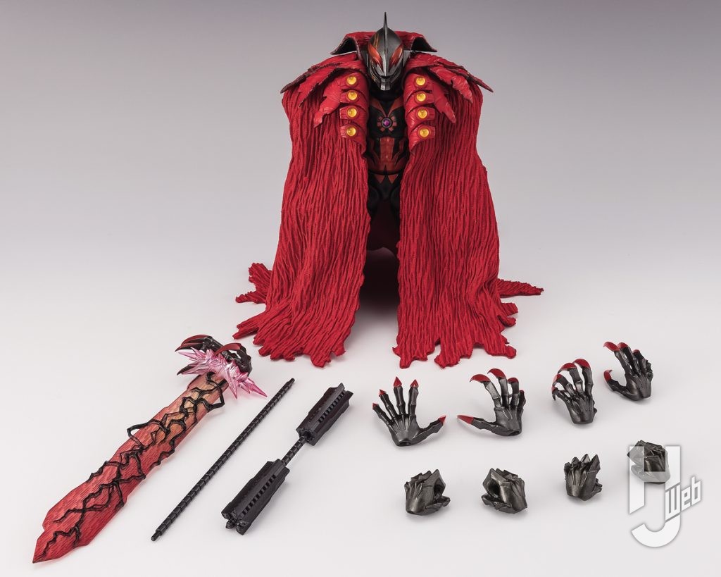 カイザーベリアルの可動フィギュアのパーツの画像