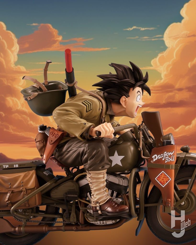 孫悟空とバイクのフィギュアのメイン画像